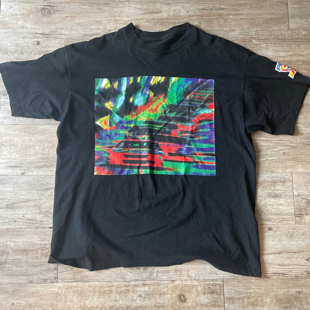Black vintage Pepsi nascar shirt 
Size: XL